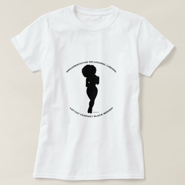 CAMISETA MULHERES NEGRAS DE ACORDO COM...  (Frente do Design)