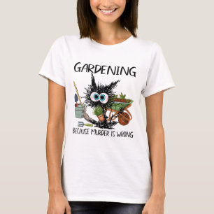 Camiseta Mulheres Negras Fazem Jardinagem Porque Assassinat