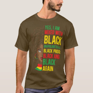 Camiseta Mulheres Negras Indesculpavelmente Orgulhosas Que
