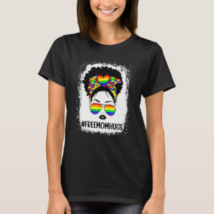 Camiseta Mulheres Negras Libertam Mãe Abraça Orgulho Mensag