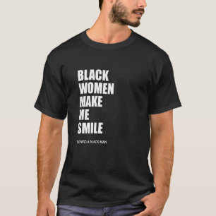 Camiseta Mulheres Negras Me Fazem Sorrir