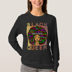 Camiseta Mulheres Negras Melanina Professora Rainha Afro Ne