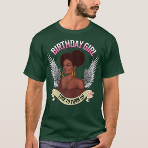 Camiseta Mulheres Negras Menina Magia Melanina Mulheres Ani
