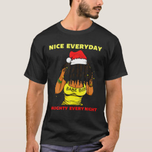 Camiseta Mulheres Negras Natal Legal Todos Os Dias, Malvada