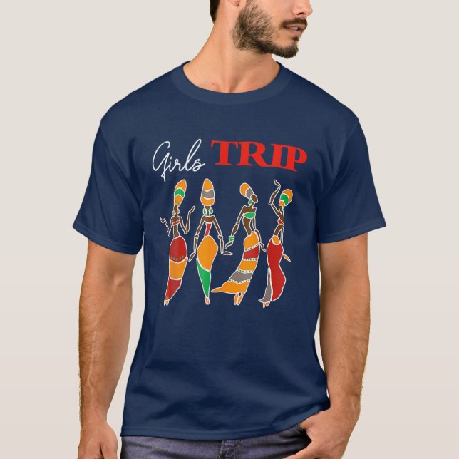 Camiseta Mulheres Negras Rainhas Africanas (Frente)