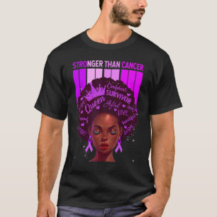Camiseta Mulheres Negras Rainhas Mais Fortes Que A Epilepsi