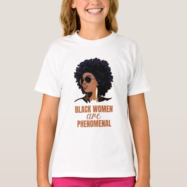 Camiseta Mulheres Negras São Fenomenais (Frente)