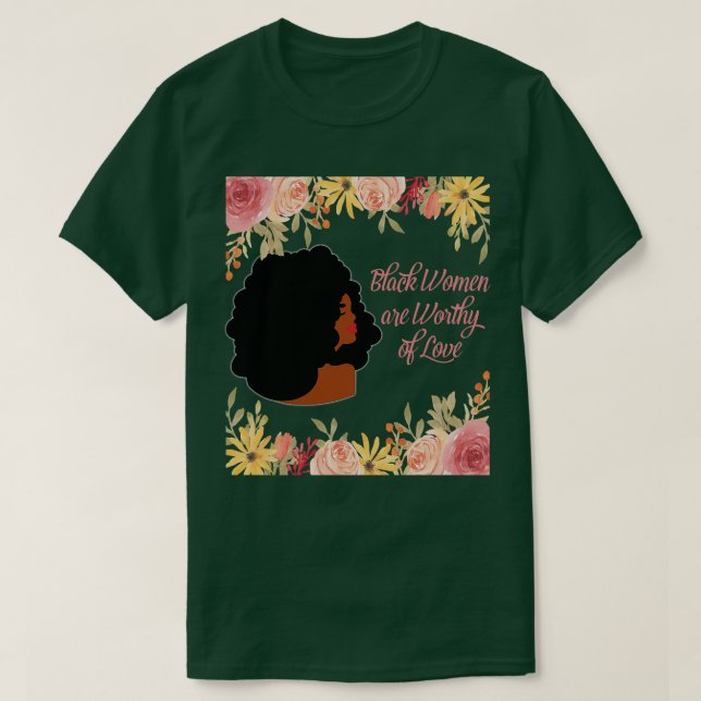 Camiseta Mulheres Negras Valem do Amor (Frente do Design)