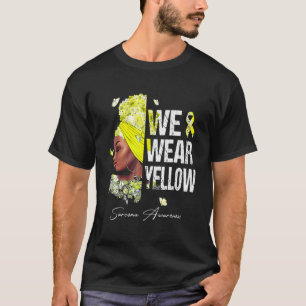 Camiseta Mulheres Negras Vestimos a Consciência Amarela da
