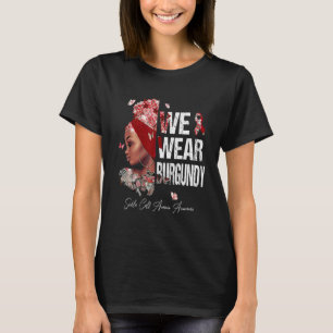 Camiseta Mulheres Negras Vestimos Anemia Célula Falsiforme
