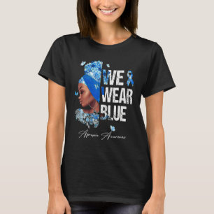 Camiseta Mulheres Negras Vestimos Consciência da Apraxia Az
