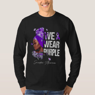 Camiseta Mulheres Negras Vestimos Consciência da Sarcoidose