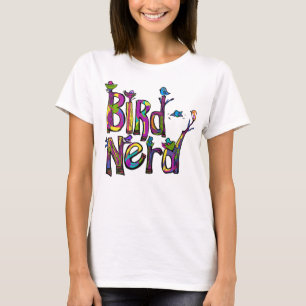 Camiseta Mulheres Nerd de aves