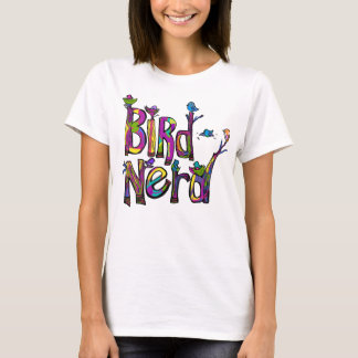 Camiseta Mulheres Nerd de aves