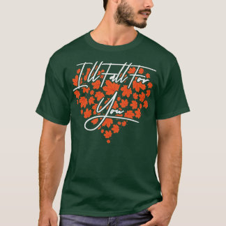 Camiseta Mulheres no Coração das Folhas de outono