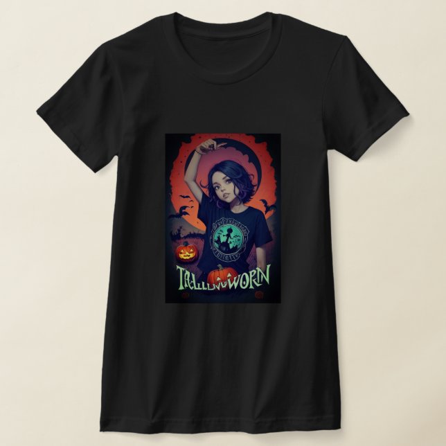 Camiseta Mulheres no Dia das Bruxas (Postura )