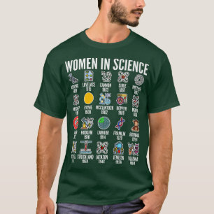 Camiseta Mulheres no Prêmio de Ciência