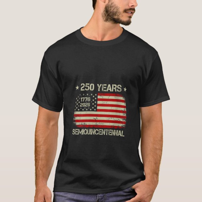 Camiseta Mulheres nos EUA Semiquinentenário 250º Aniversári (Frente)