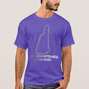 Camiseta Mulheres Nova Hampshire América Astronomia total S