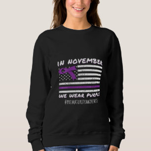 Camiseta Mulheres Novembro Nós Vestimos Awarene de Pré-matu
