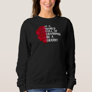 Camiseta Mulheres Num Cheio Mundial De Avós Sejam Uma Avó G