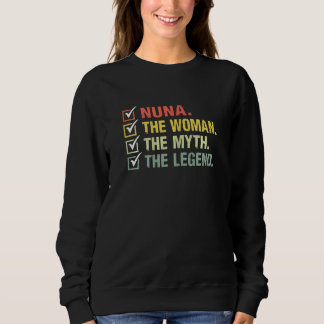 Camiseta Mulheres Nuna A Mulher O Mito A Legenda Vintage