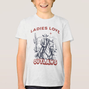 Camiseta Mulheres Ocidentais Engraçadas Amam Fora do Direit