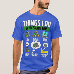 Camiseta Mulheres Ocupam Coisas De Agricultores Que Eu Faço