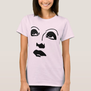 Camiseta Mulheres Olhando Para Cima lábios De Olhos Arte