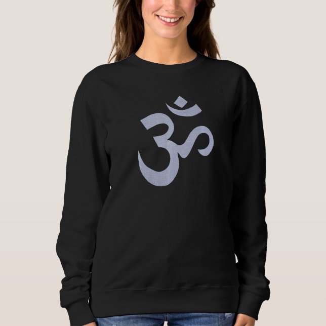 Camiseta Mulheres Om Roxo Fofo Aum (Frente)