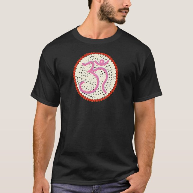 Camiseta Mulheres Om Verde Yoga 1 (Frente)