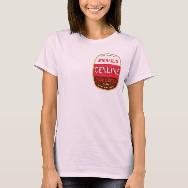 Camiseta Mulheres Orgânicas Genuínas Tee (Frente)