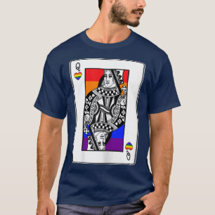 Camiseta Mulheres Orgulho gay Rainha de Corações LGBT-Q Rai