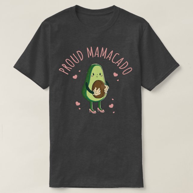 Camiseta Mulheres Orgulhosas Chá de fraldas Mamacado Mãe Gr (Frente do Design)