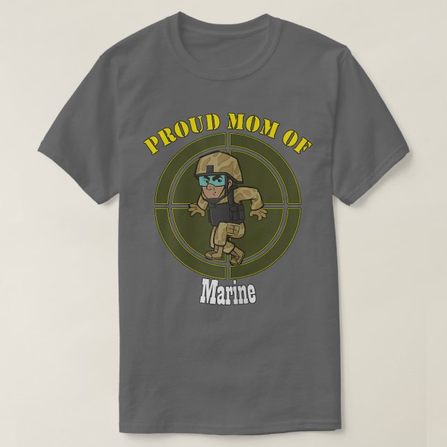 Camiseta Mulheres Orgulhosas Mãe da Marinha (Frente do Design)
