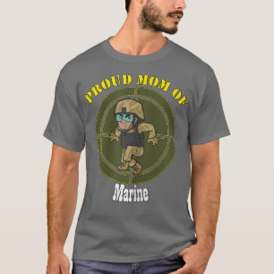 Camiseta Mulheres Orgulhosas Mãe da Marinha