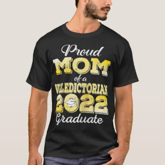 Camiseta Mulheres Orgulhosas Mãe de um Formando Valedictori