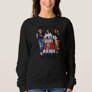 Camiseta Mulheres Orgulhosas Porto-riquenho Costa Rica Root