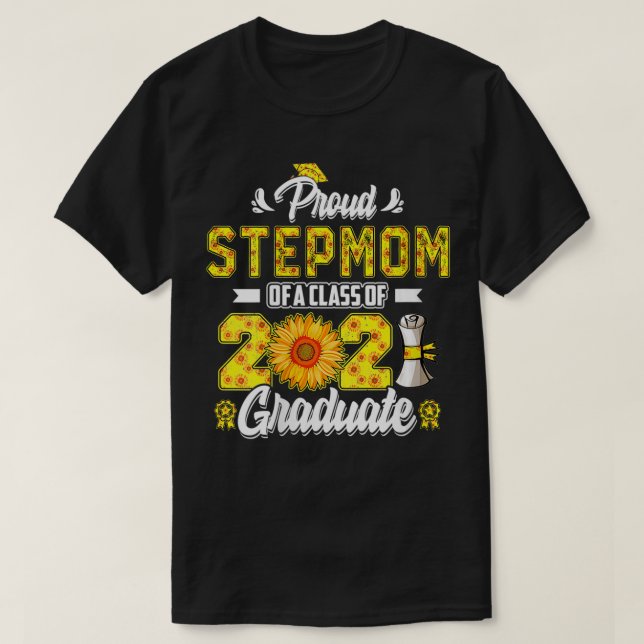 Camiseta Mulheres Orgulhosas Stepma de uma Classe de Forman (Frente do Design)