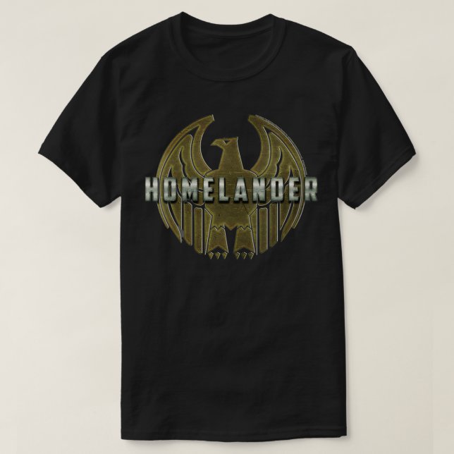 Camiseta Mulheres Os Meninos Homelander Big Eagle Poster VN (Frente do Design)