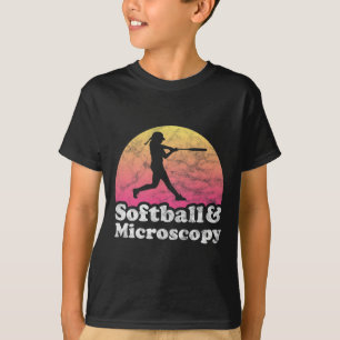 Camiseta Mulheres Ou Meninas De Microscopia Suave E
