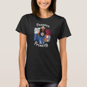 Camiseta Mulheres Panamá Princesa ama Café Panamenha Afr