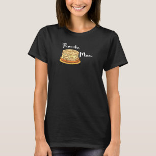 Camiseta Mulheres Pancake Mãe Café Da Manhã Mãe Mapeando Xa
