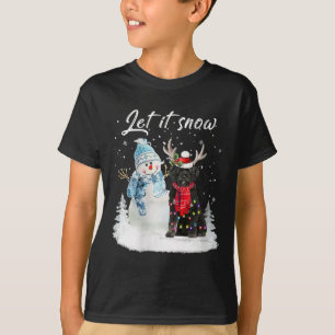 Camiseta Mulheres Papais noeis de Cães Portugueses de Água