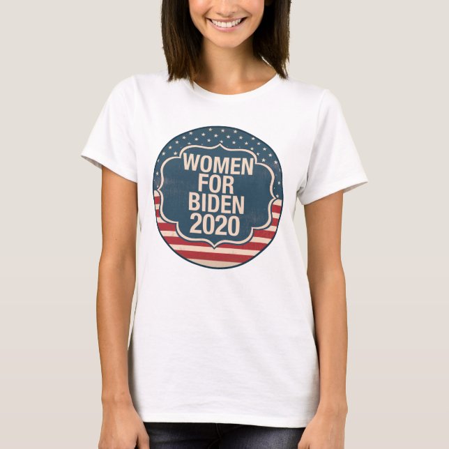 Camiseta Mulheres para Biden 2020 (Frente)