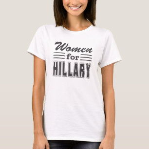 Camiseta Mulheres para Hillary
