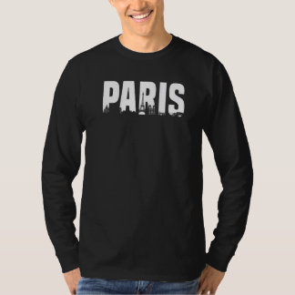 Camiseta Mulheres Paris França Torre Eiffel Bonito Francês