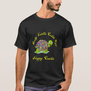 Camiseta Mulheres Páscoa Bebê Tartaruga-Mar Tortoise Ovo Sh