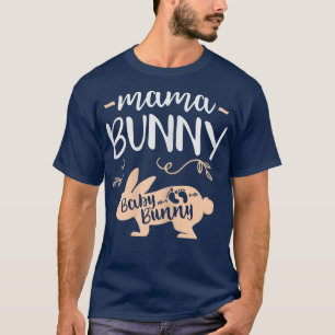 Camiseta Mulheres Páscoas Mamãe Coelhinha Mãe Gravidez Anno