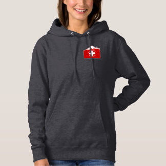 Camiseta Mulheres patrulham Hoodie com logotipo traseiro